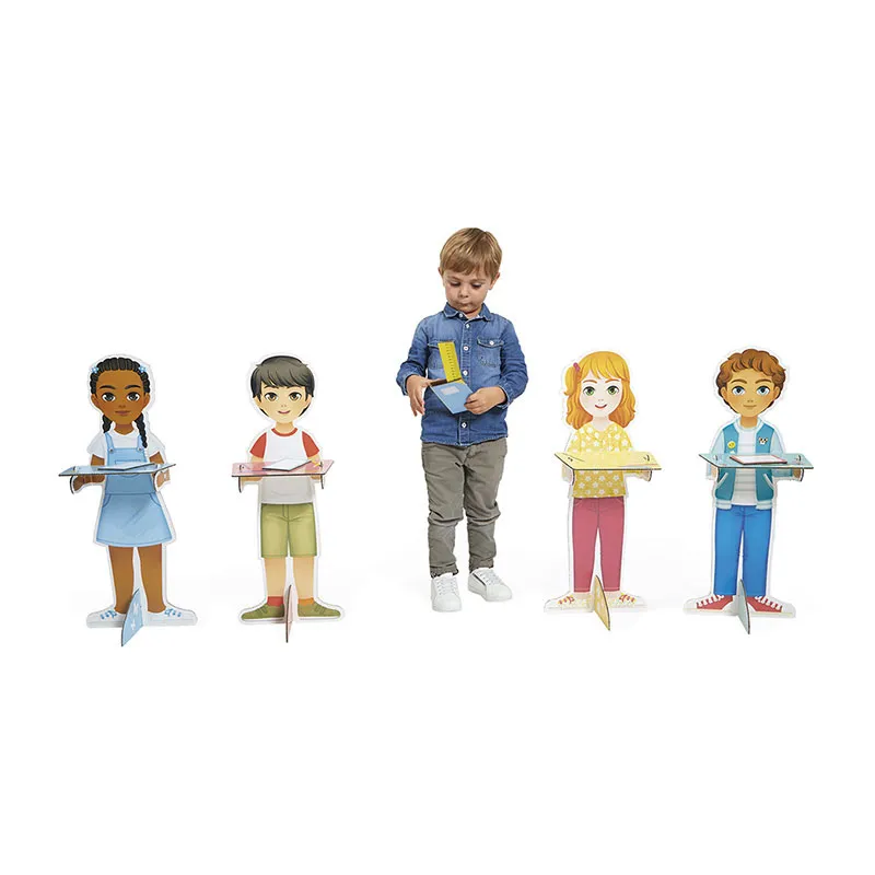 Jeu d'imitation Un jour à l'école - 36m+-3