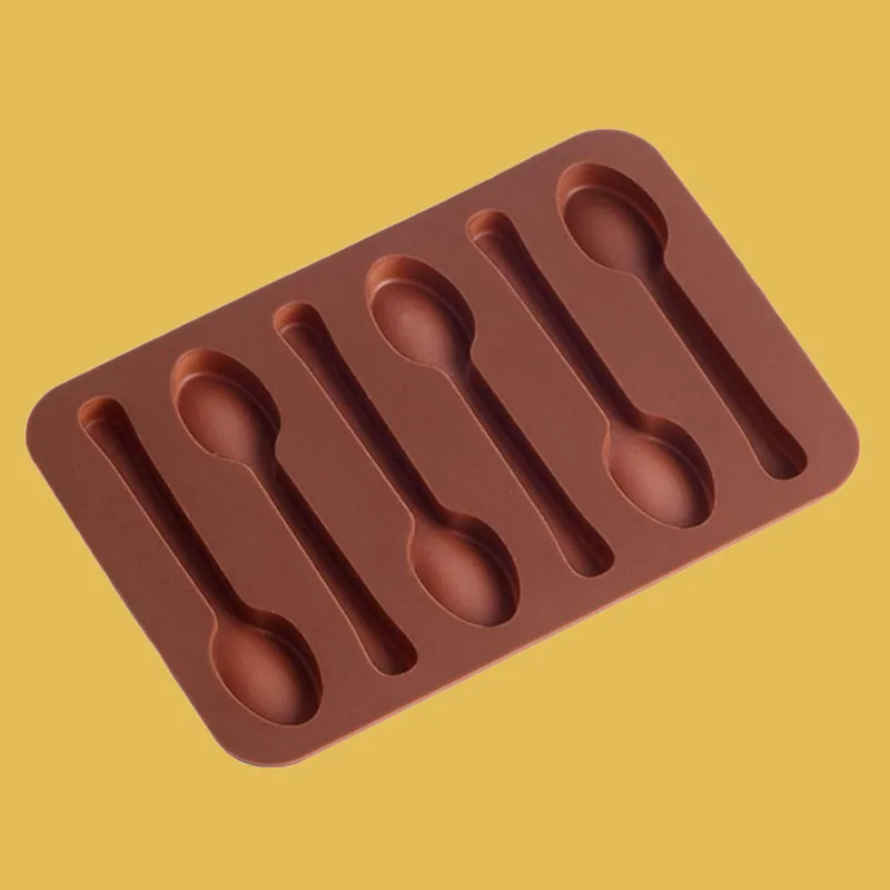 Moule à cuillères en chocolat - 14x10cm-1