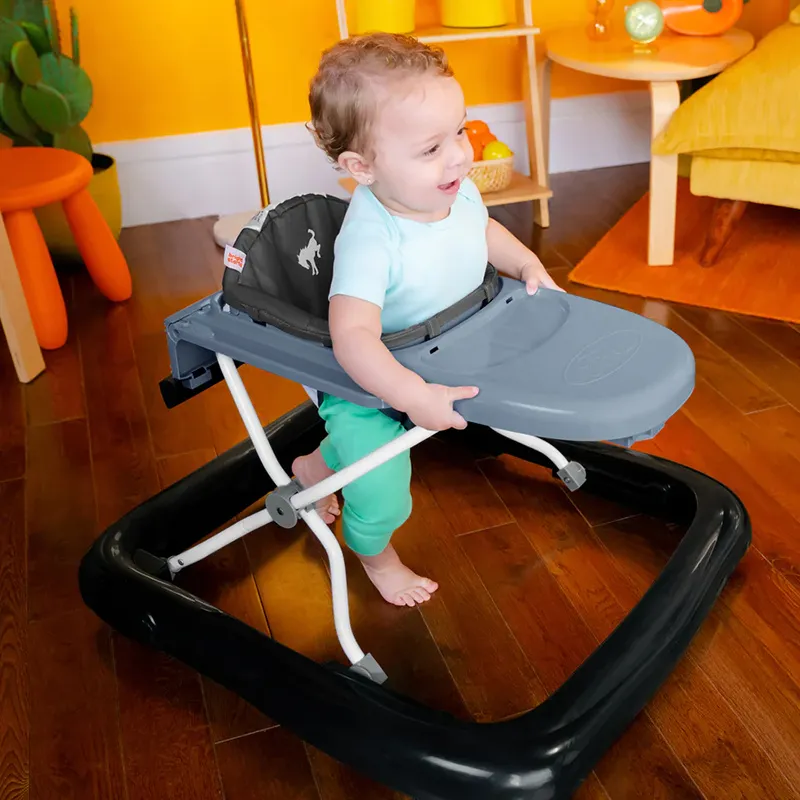 Trotteur 4en1 avec volant interactif amovible - 6m+-6