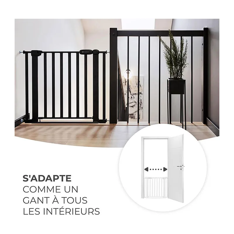 Barrière de sécurité Lock&Go Blanc - 75-103cm-1
