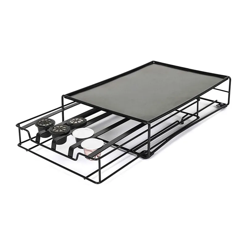 Porte-capsule tiroir compatible Nespresso - 31x21x7cm-0