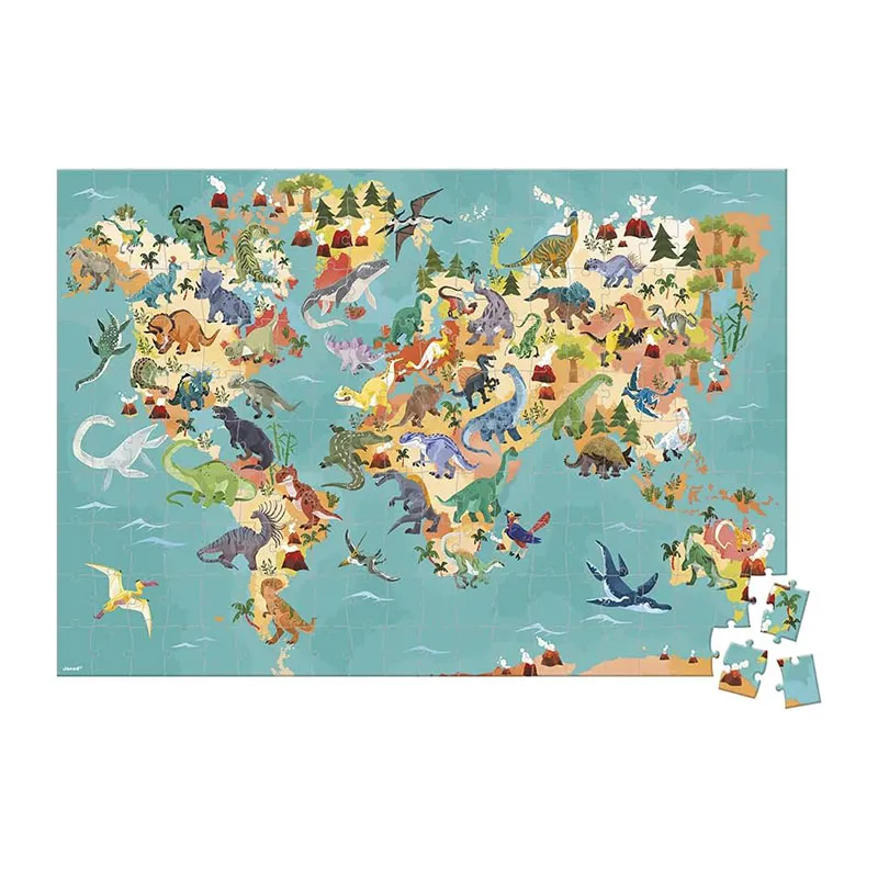 Puzzle 200pcs Dinosaures - 6+-2