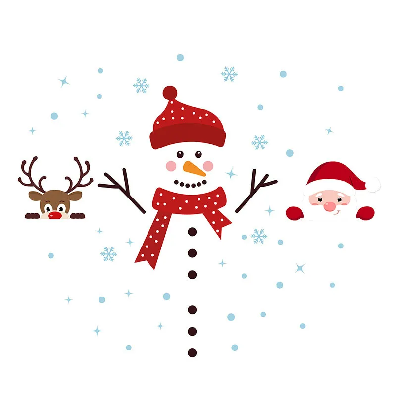Stickers - Père Noël, Rudolph et Bonhomme de neige-5