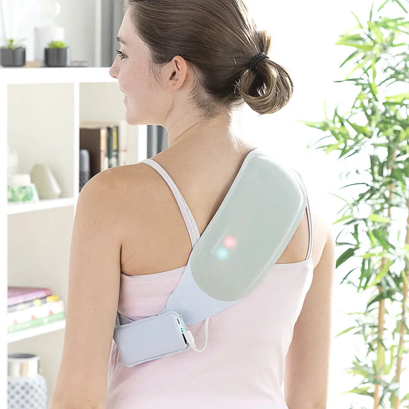 Ceinture de massage chauffante sans fil - 97x11,5x0,7cm-4