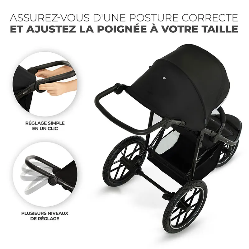 Poussette 3 Roues Helsi 2 Black - 0m+-6