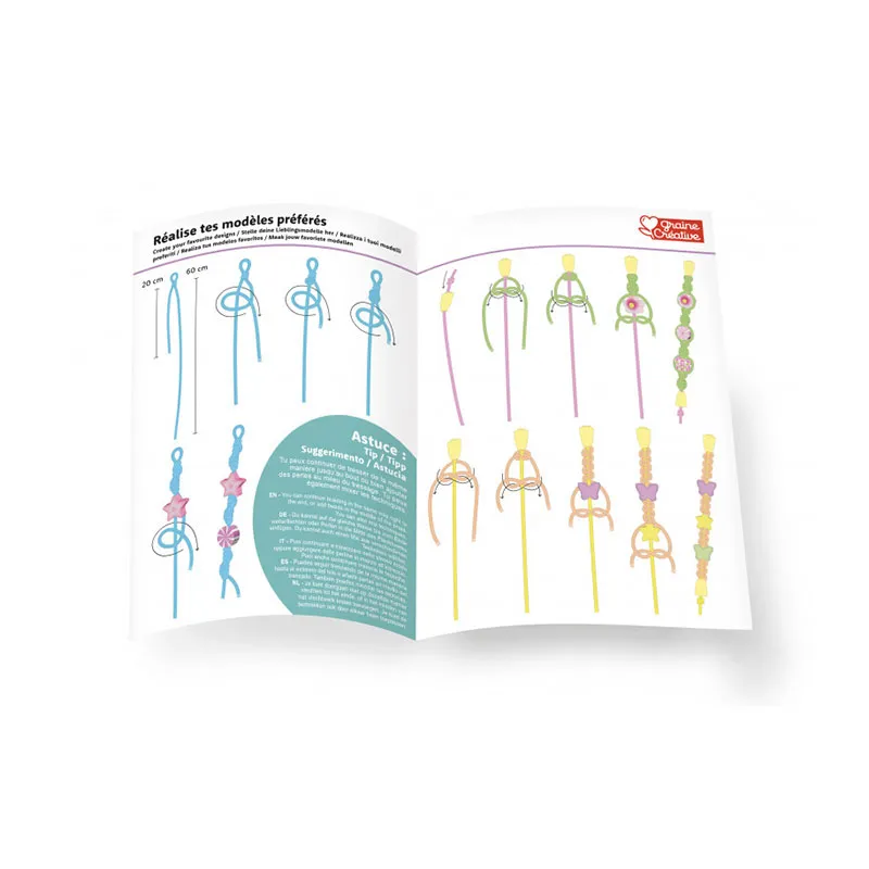 Kit Scoubidou bracelets tresses - 6+-5