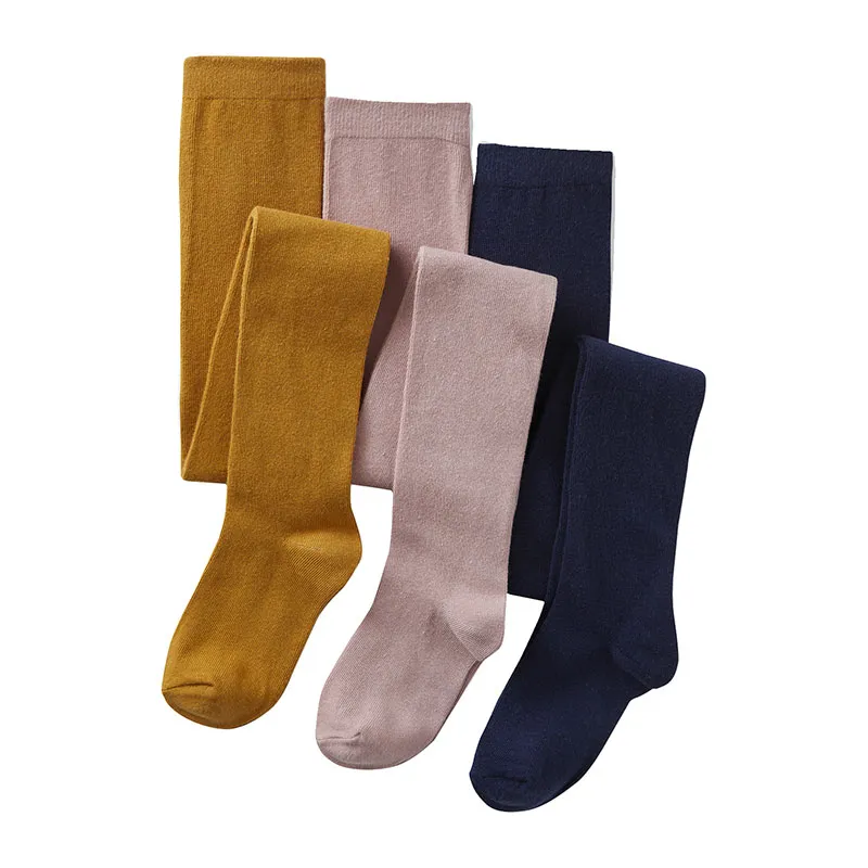 3 Paires de collants - Moutarde-0