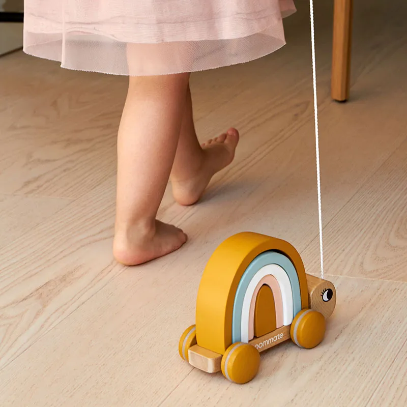 Jouet à tirer Bois Escargot - 18m+-5