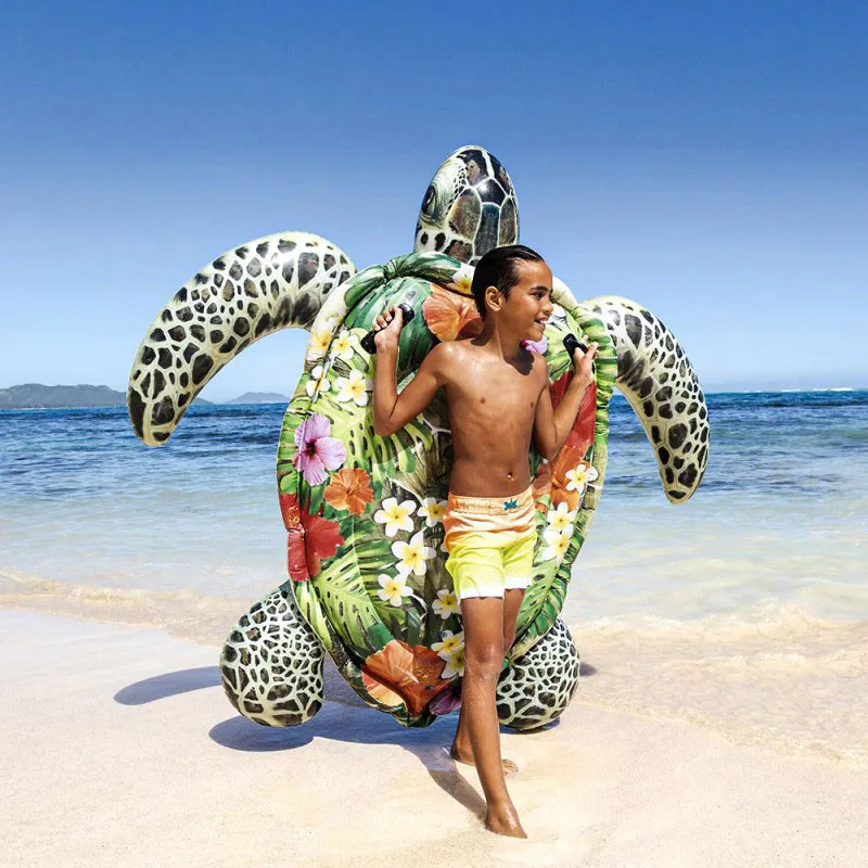 Bouée gonflable Tortue Aloha - 191x170cm-2