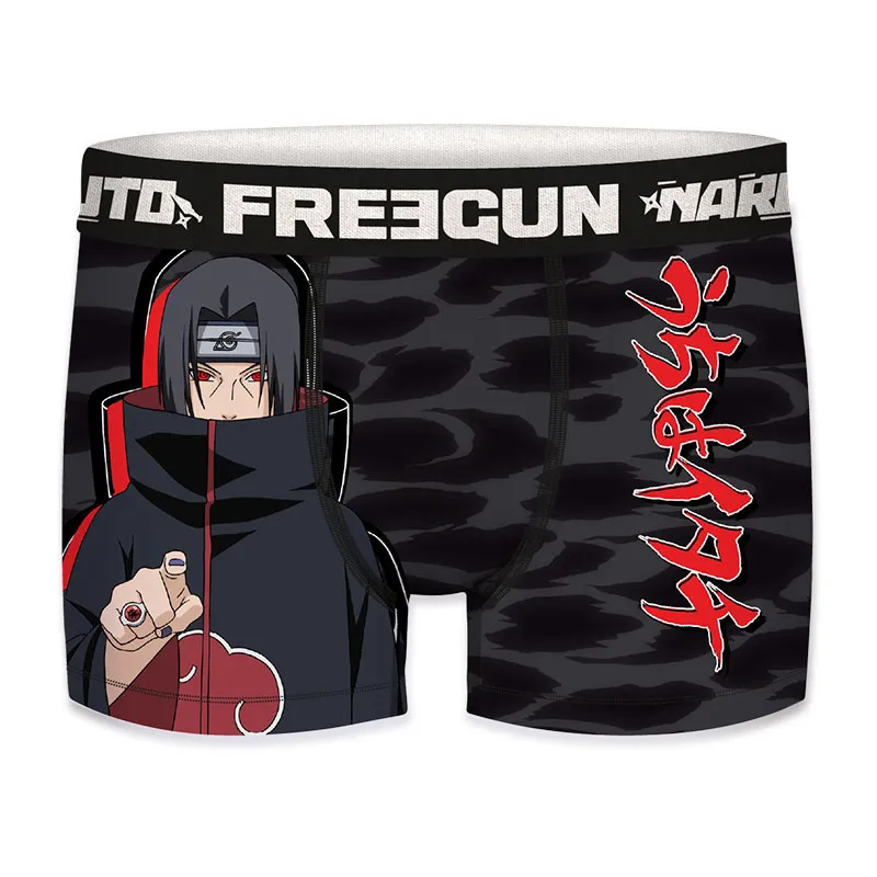 4 Boxers Homme Naruto Shippuden - Bleu/Noir-4