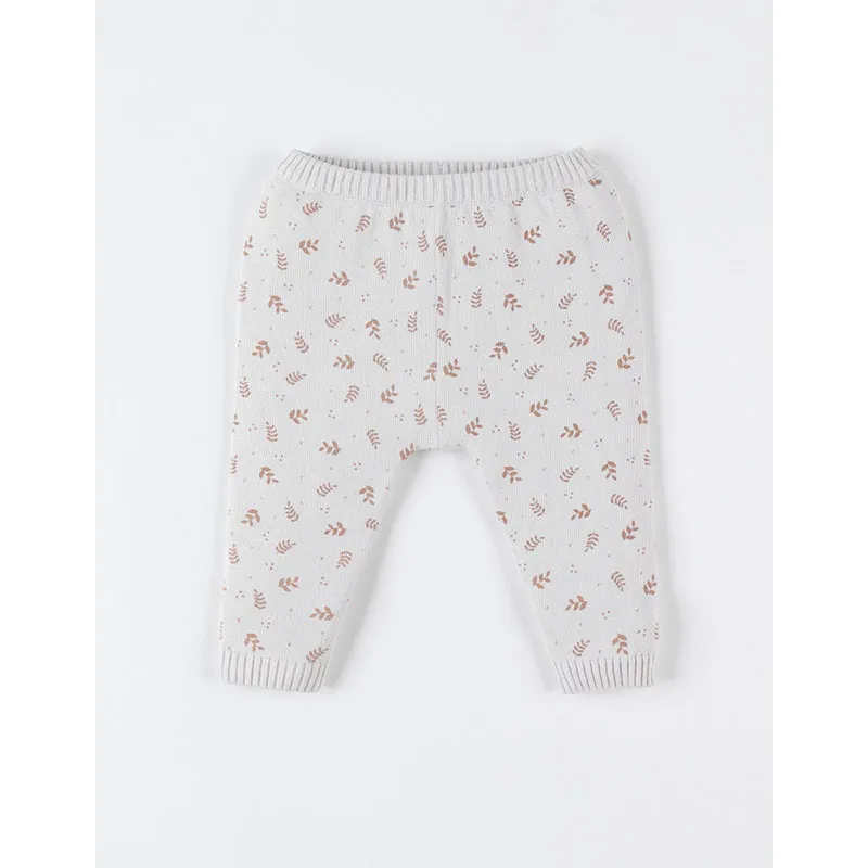 Pantalon tricot M&M - Beige-1