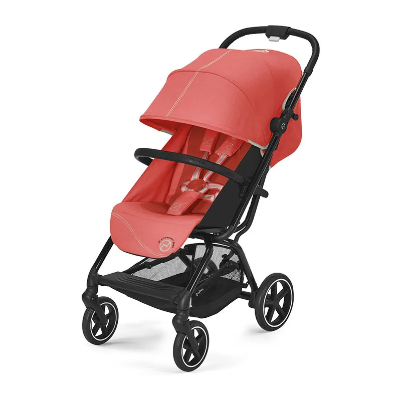 Poussette Compacte Eezy S+2 B Hibiscus Red/Black - 0m+-1