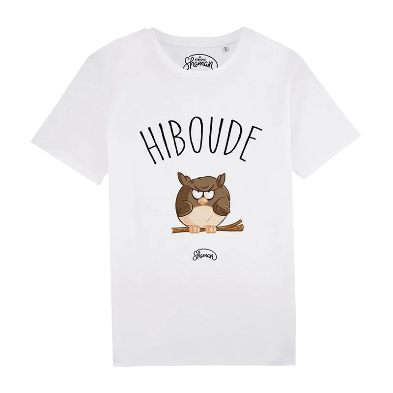 T-shirt Homme Hiboude BIO - Blanc-0