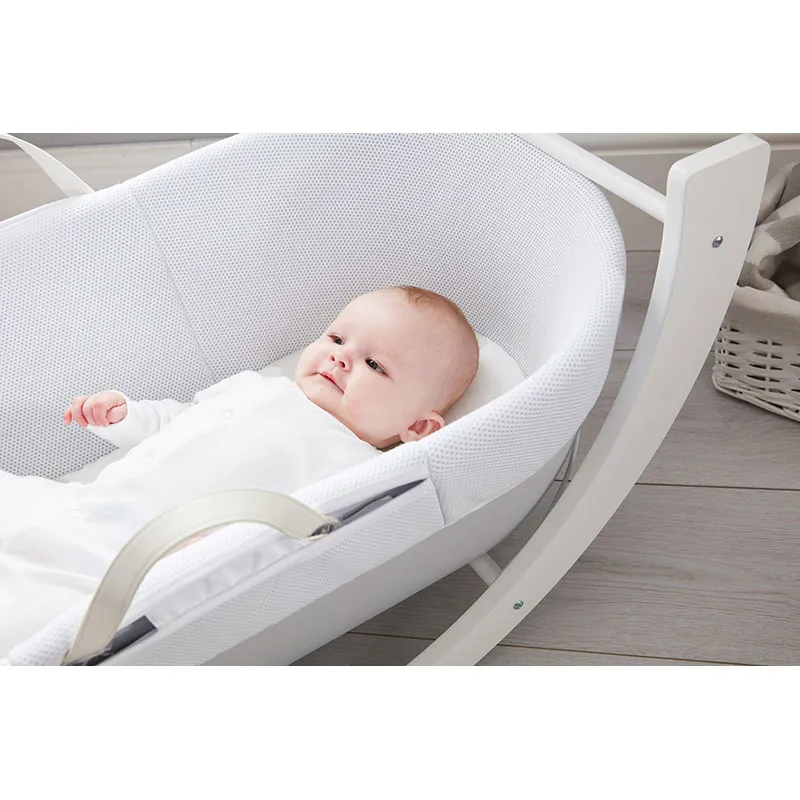 Couffin avec support Gris/Blanc - 0m+-14