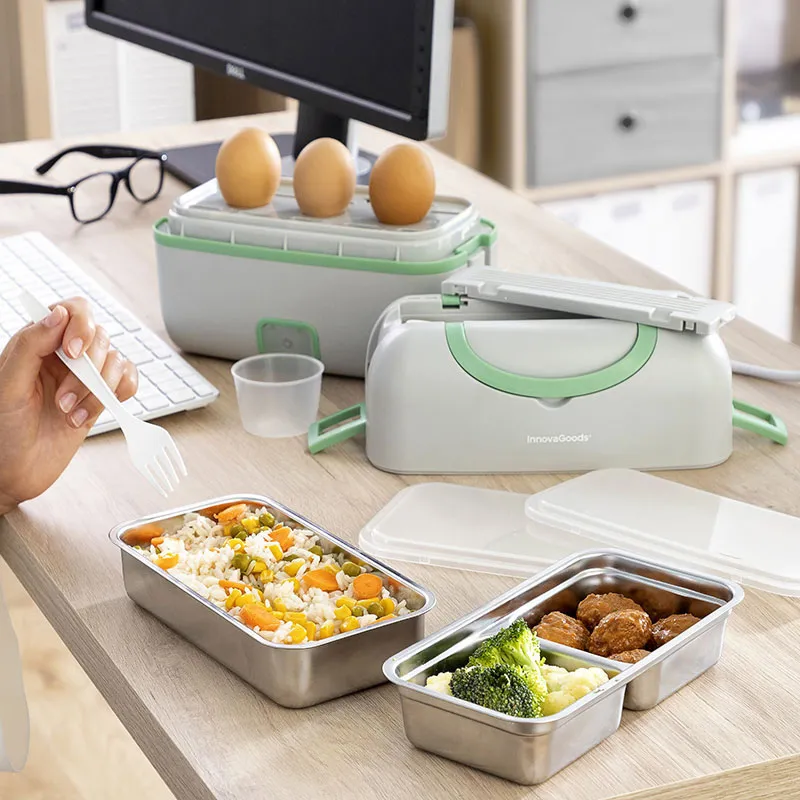 Lunch box élec. vapeur 3en1 + Recettes Beneam - 24x17,5x13cm-8