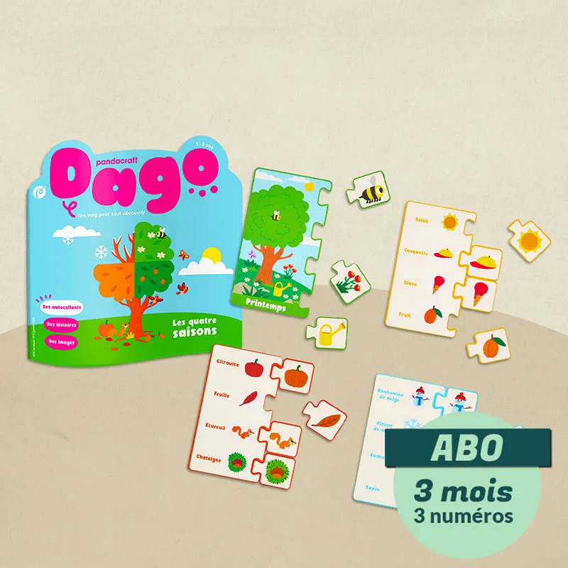 Abonnement Mensuel Pandacraft Dago - 1-3ans-0