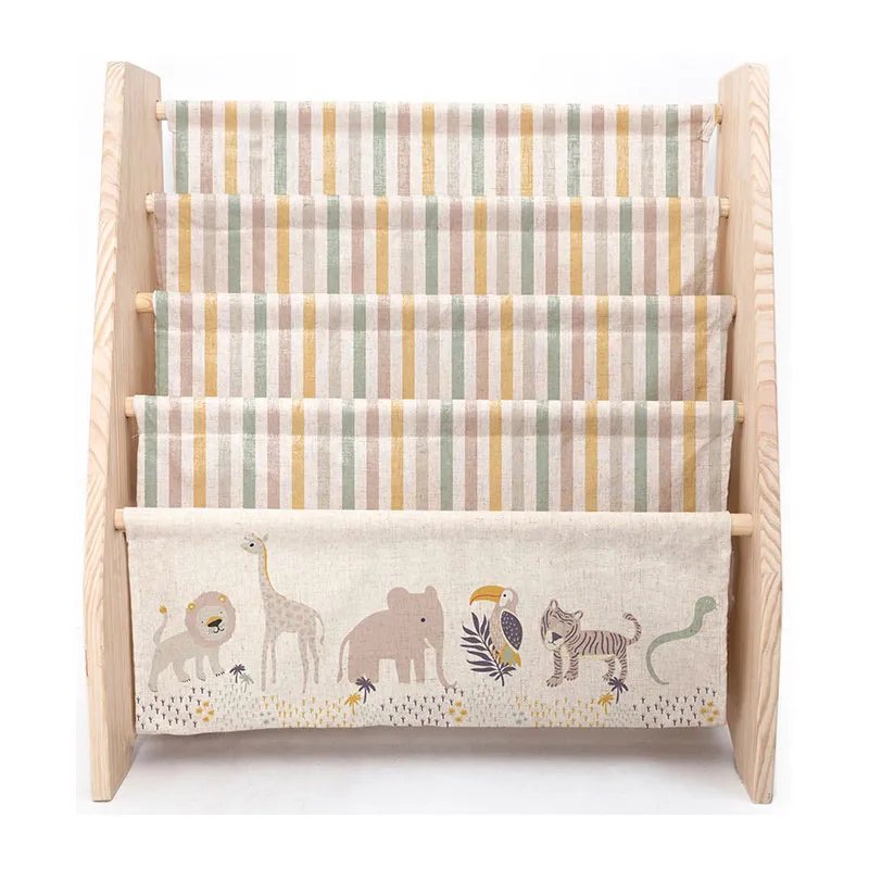 Bibliothèque style Montessori Africa - 70x60cm-0