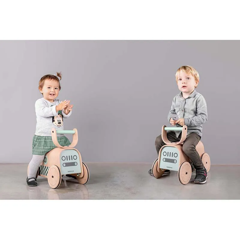 Porteur Voiture Bois/vert - 12m+-8