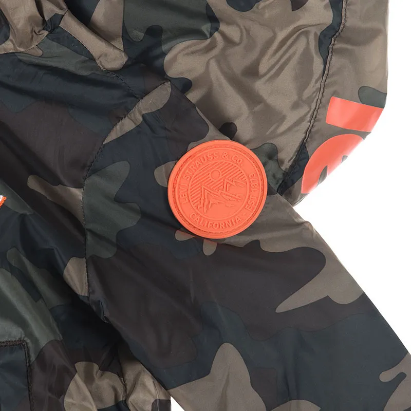 Veste coupe-vent Essential Windbreaker - Thyme/Navy Camo-4