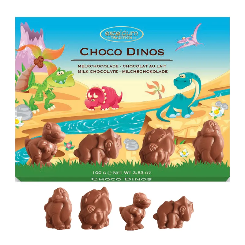 Choco dino's en chocolat au lait - 100g-2