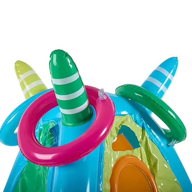 Arcade de jeux gonflable 4en1 Hello Summer - 36m+-3