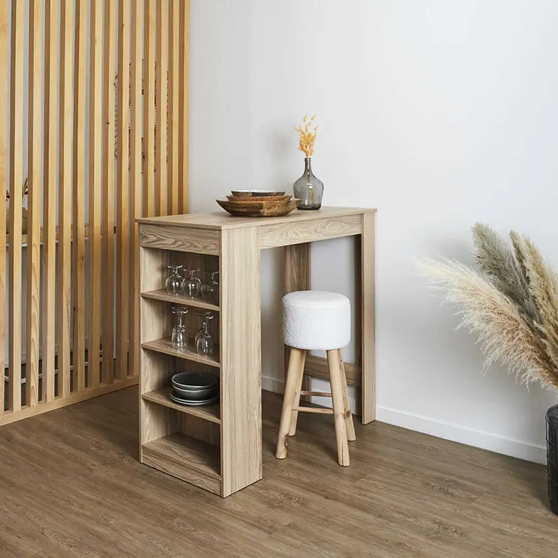 Table de bar/Mange debout Cheers Bois - 115x50x103cm-0
