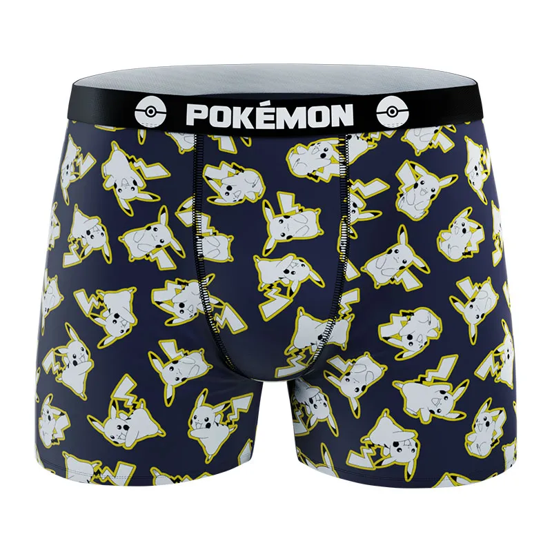 4 boxers enfant Pokémon - Noir/Rouge/Blanc/Jaune-6