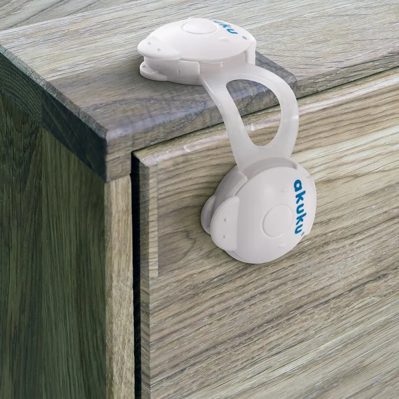 6 Bloques porte/tiroirs 10cm Blanc - 3x2pcs-0