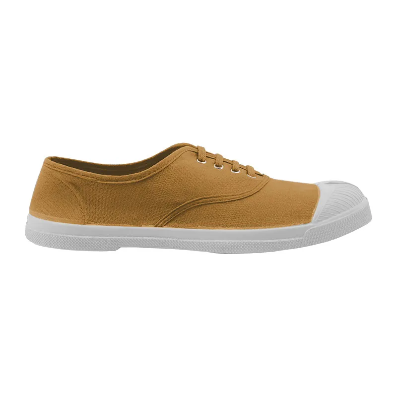 Tennies à lacets Femme - Camel-4