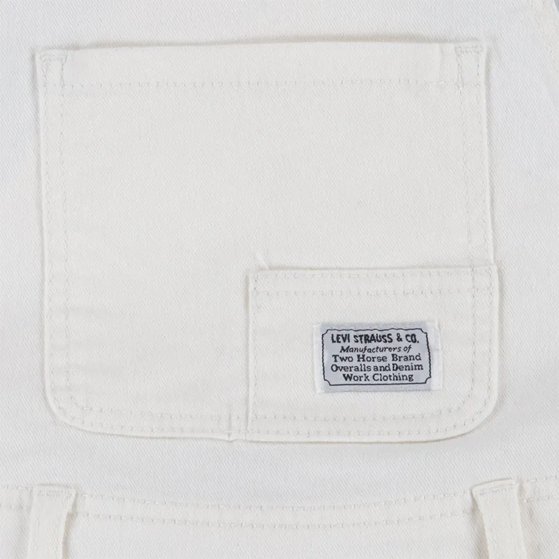 Salopette short Classic - Blanc alyssum-2
