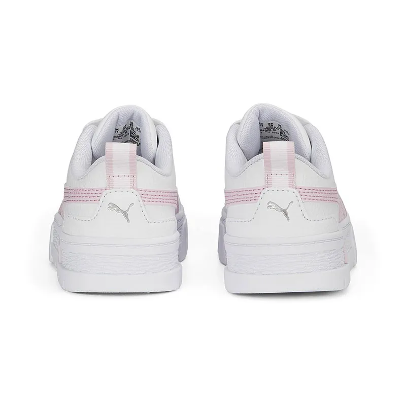 Baskets Fille Mayze Leather - Blanc/Rose Perle/Violet - PUMA-3