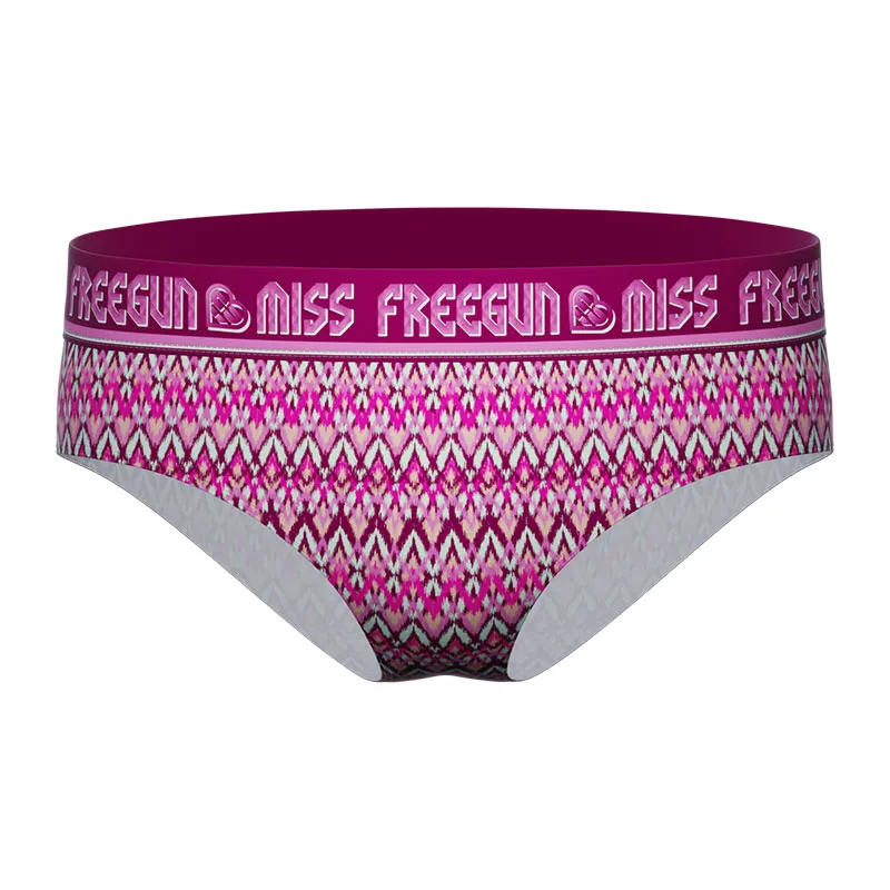 4 culottes femme Ethnic - Rose/Blanc/Violet/Bleu-2