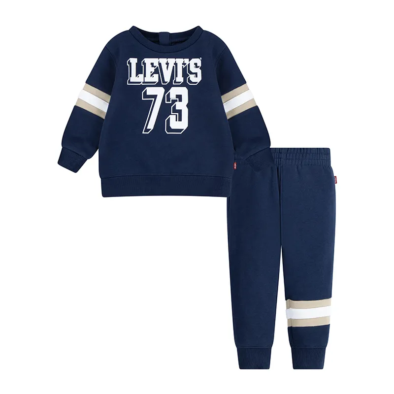 Ensemble 2 pcs polaire Bébé Kidswear - Dress Blues-0