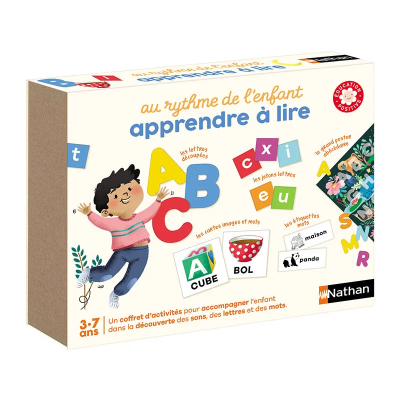Au rythme de l'enfant Apprendre à lire 230pcs - 36m+-0
