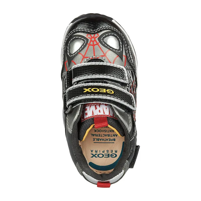 Sneakers lumineuses Todo Spiderman - Noir/Marron-4