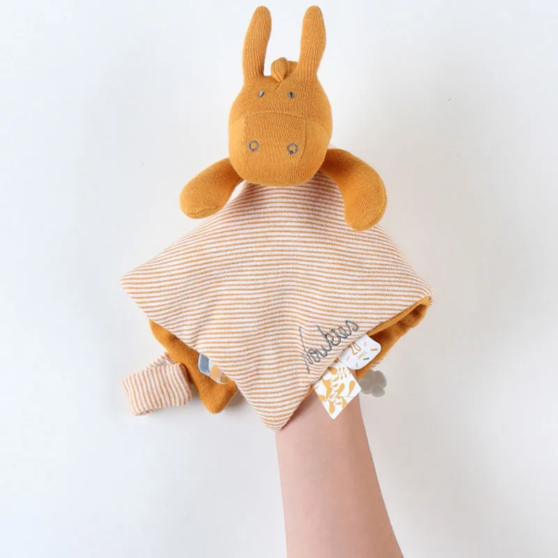 Doudou N&P&L Paco Ocre Noukie's - 27x27x7cm-4