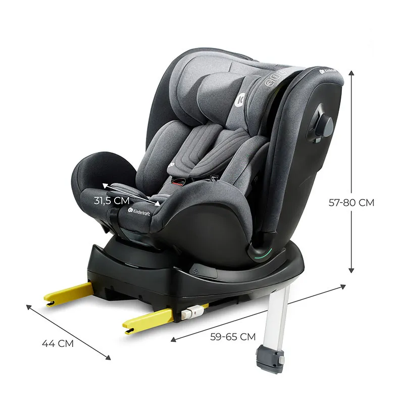 Siège-auto XRIDER i-Size/Isofix 40-125cm - Grey-3
