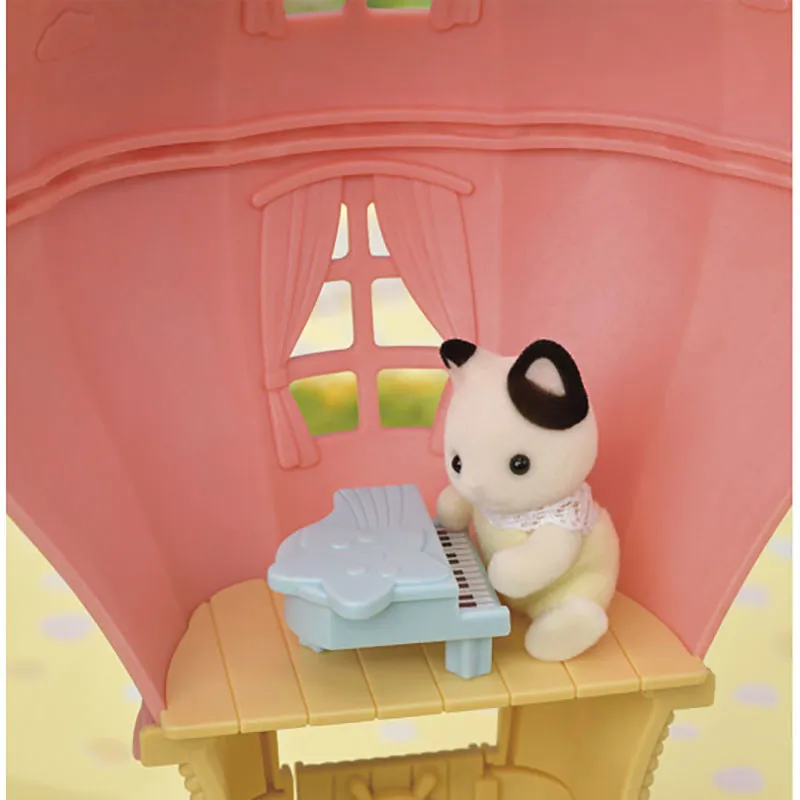 Montgolfière des bébés & bébé chat bicolore - 5pcs-3