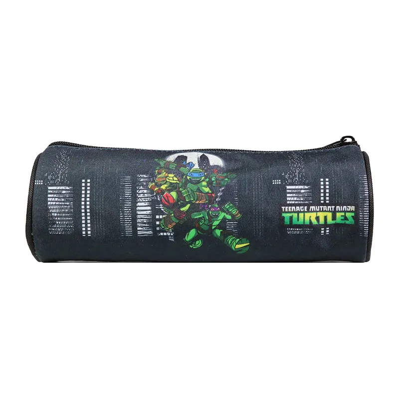 Trousse ronde Tortues Ninja Noir - 22x7cm-3