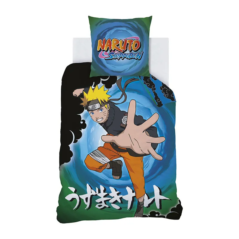 Parure 2pcs Naruto Black Clouds - 140x200cm-1