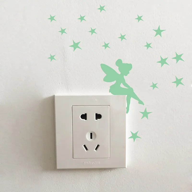 Stickers Phospho. - 1 Fée & Étoiles-1