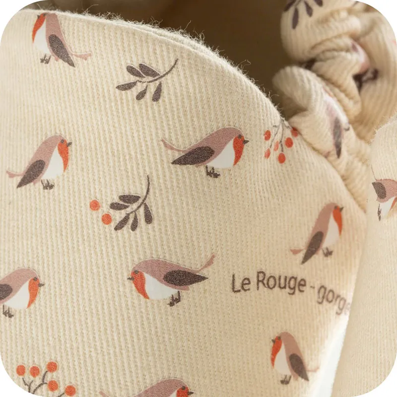 Chaussons en coton Rouge-Gorge-6