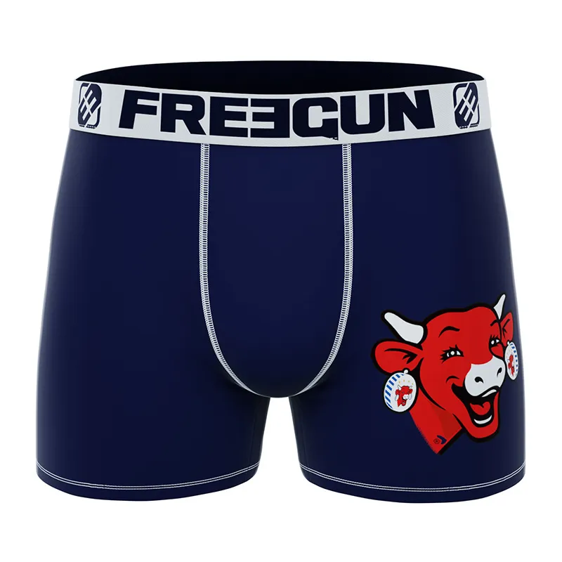 3 Boxers Homme La Vache qui Rit - Rouge/Noir-3