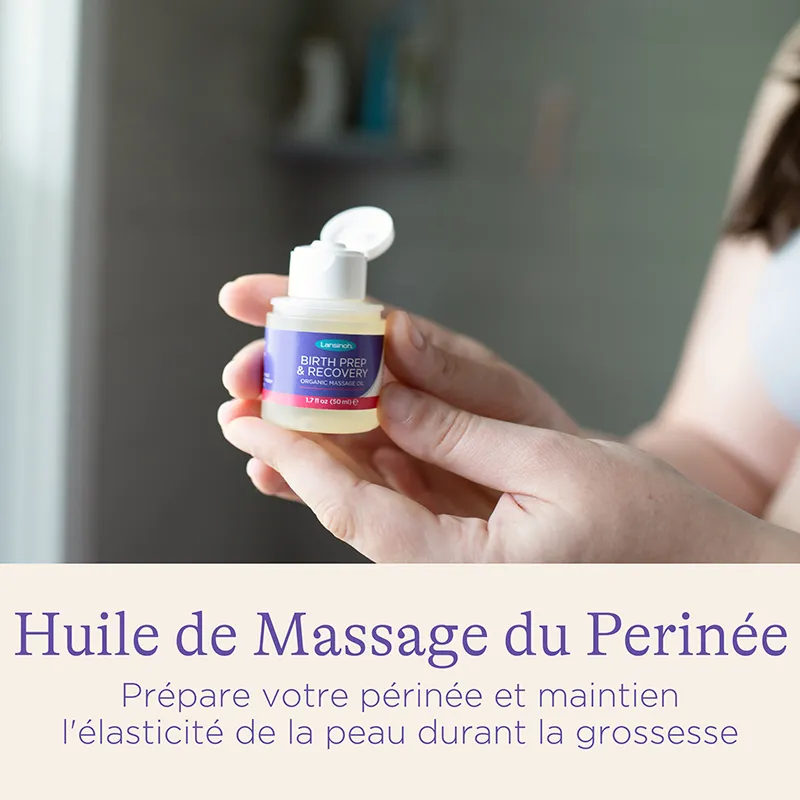 Pack Accouchement serviettes + recharges + douche intime + huile périnée-3