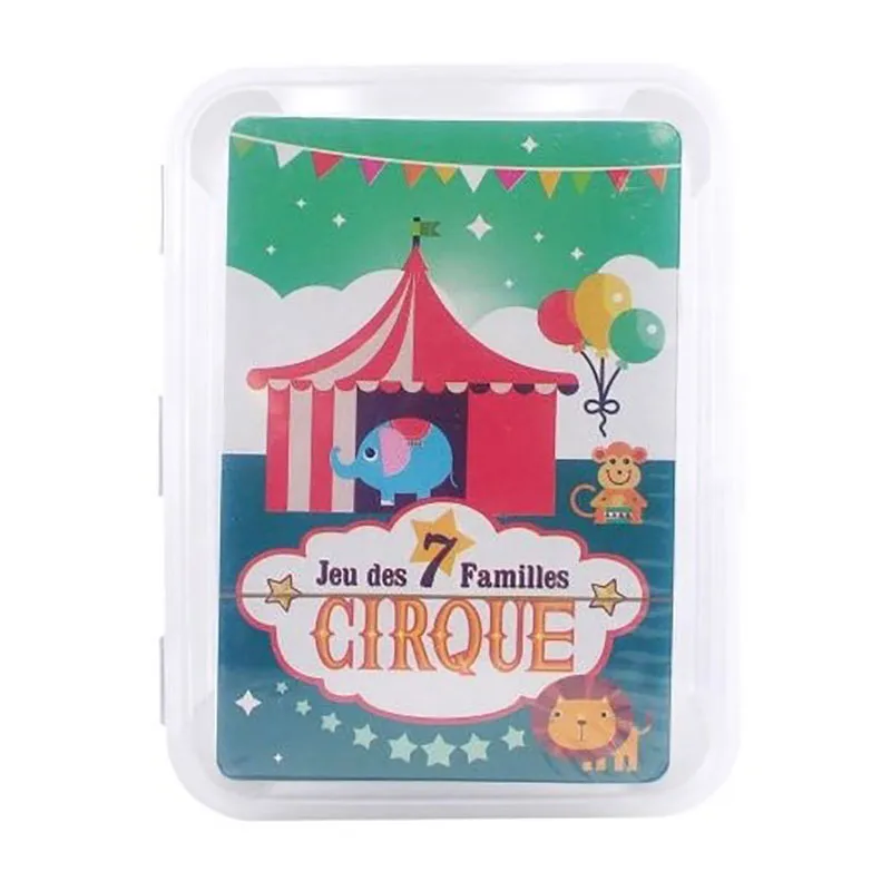 2 Jeux de 7 familles Le Cirque - 5+-3