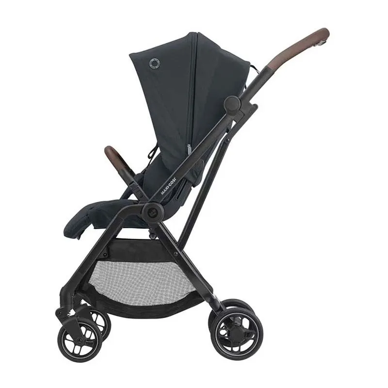 Trio Poussette Compacte Leona + Cosi Tinca sans base + Nacelle Oria + Ombrelle + Adaptateurs Graphite - 0m+-4