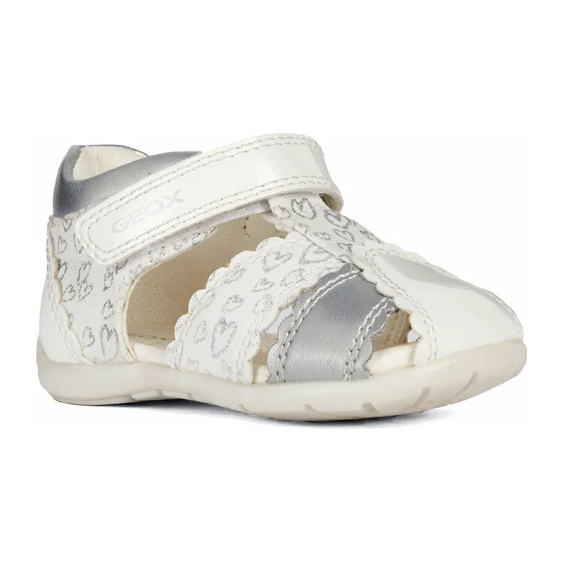 Sandales Premiers pas Elthan - Blanc/Gris-0