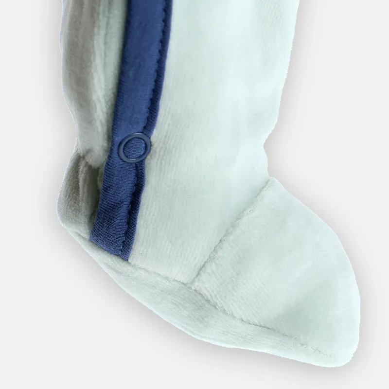 2 Dors-bien velours Smart Night BIO - Bleu - NOUKIE'S-7