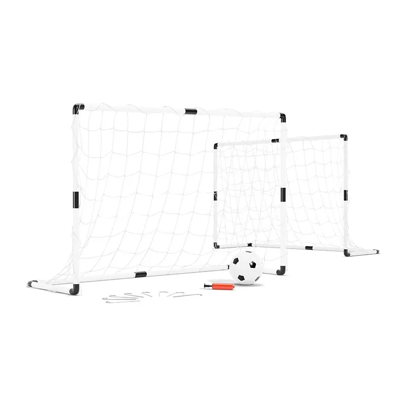 2 Buts de foot Blanc - 120x80cm-0