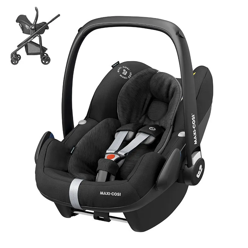 Siège-auto Cosi Pebble Pro I-Size/Ceinturé 40-75cm sans base - Essentiel Black-0